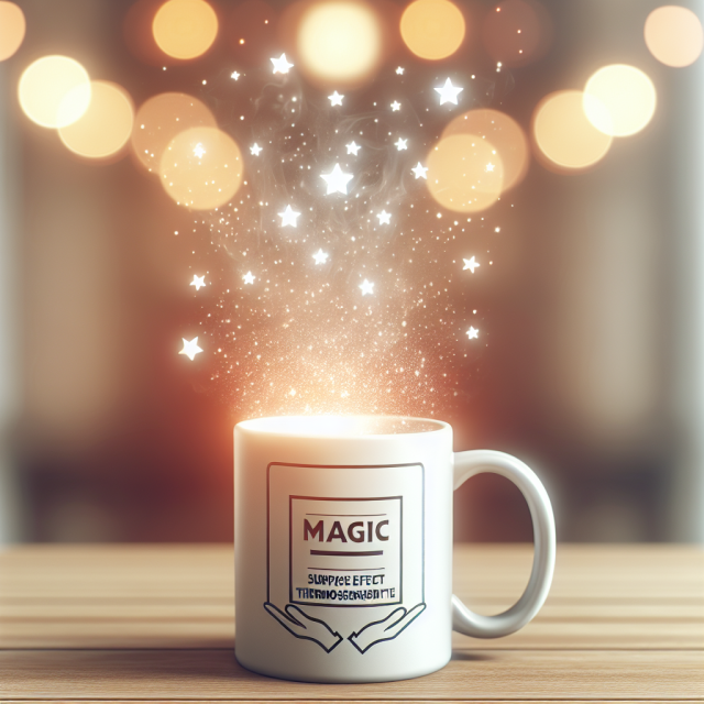 Mug magique effet surprise thermosensible